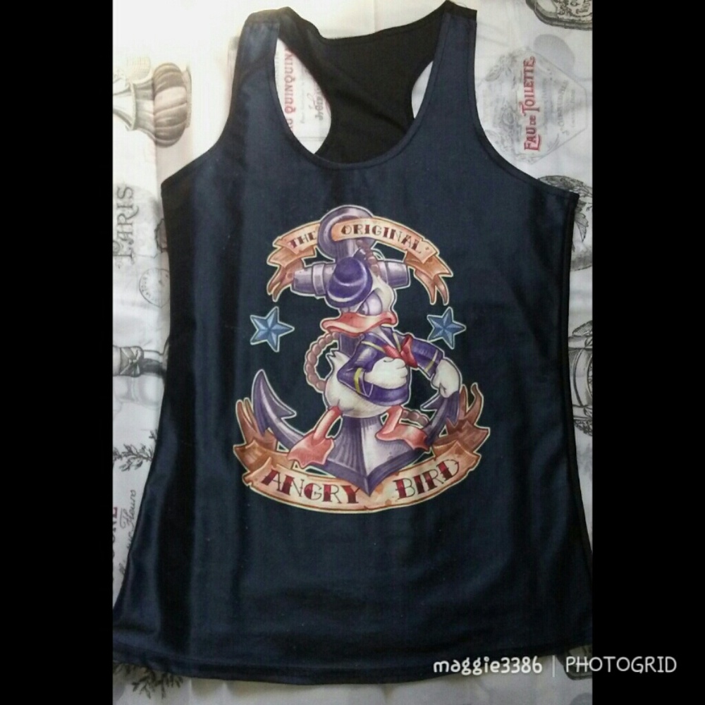 Donald Duck Racer Back Tank