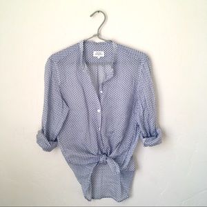 Hartford - Blue Floral Button Down