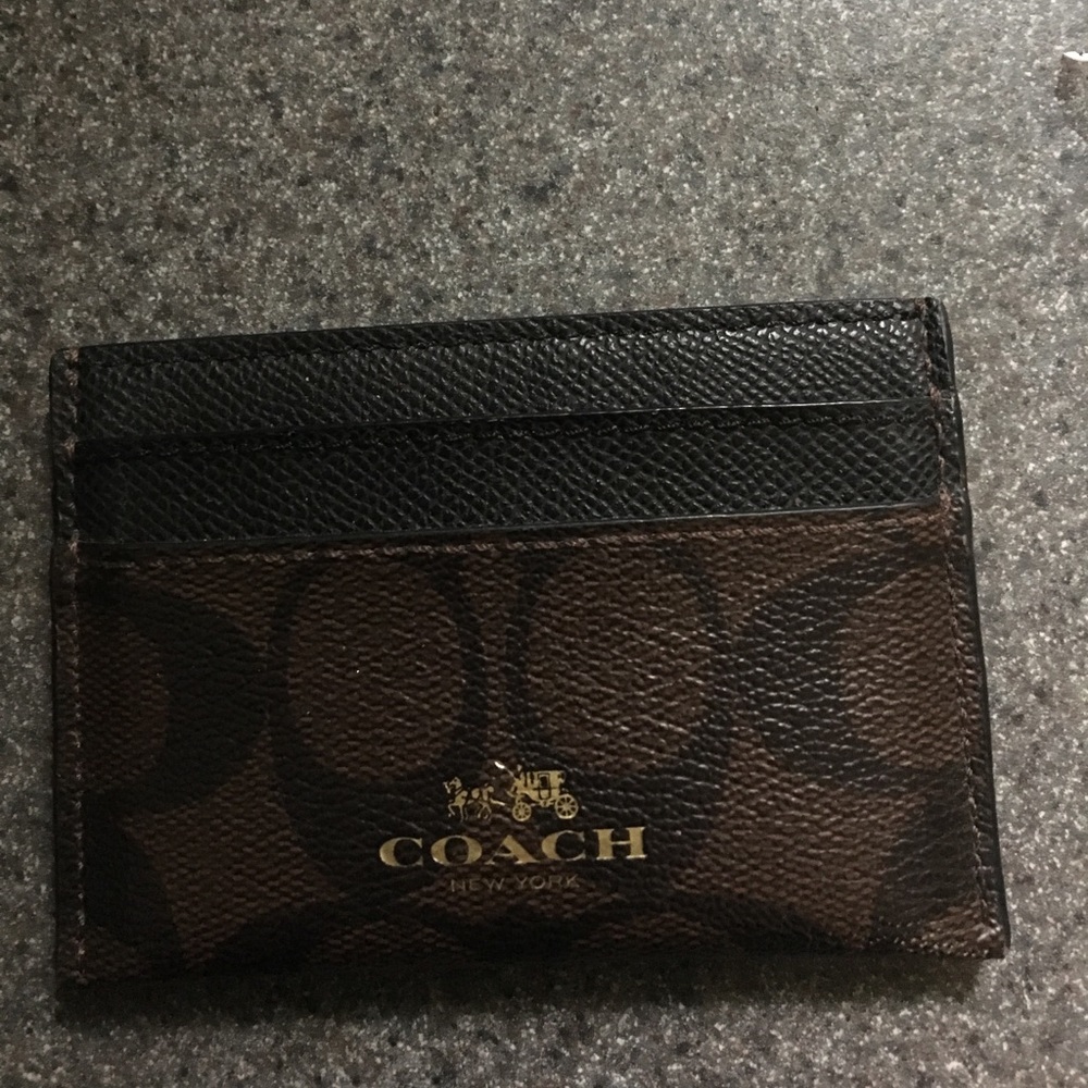 Coach small card wallet