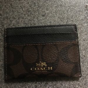 Coach small card wallet