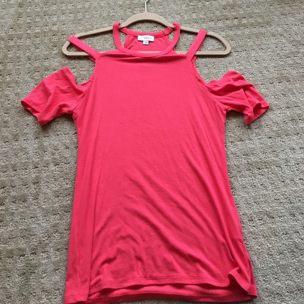 Guess cold shoulder shirt