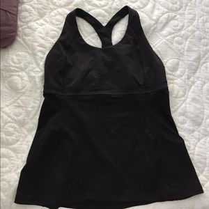 Lululemon Black Workout Tank Large
