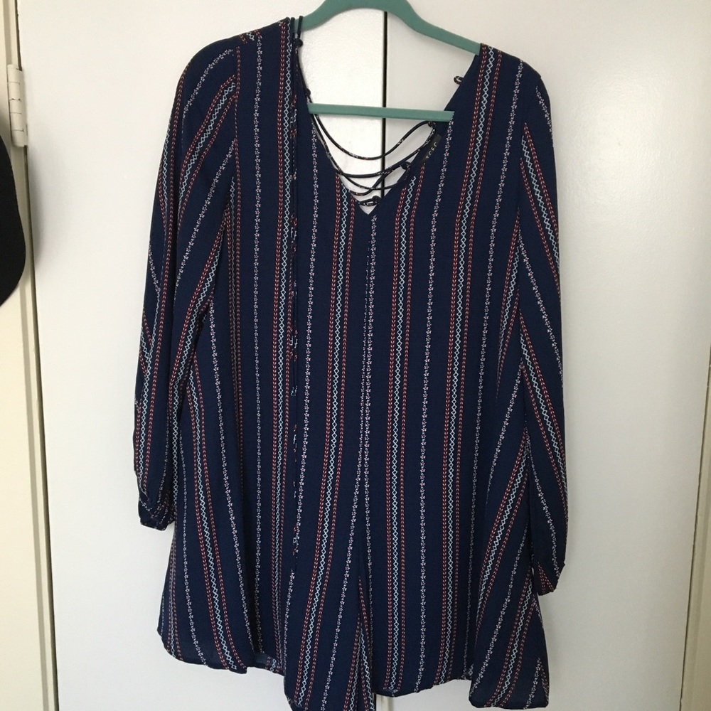 Long sleeve Shift Romper