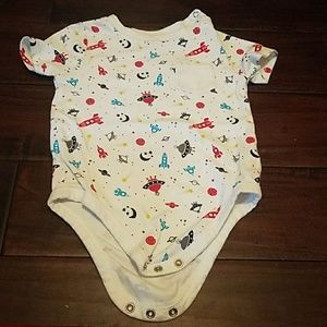 Boys outer space onsie