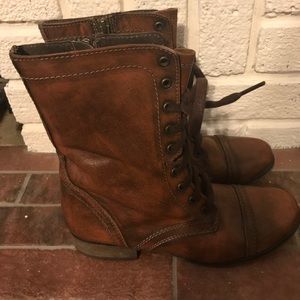 Steve Madden combat boots