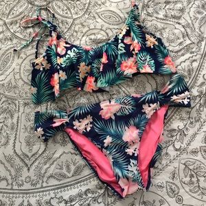 PINK tropical swim suit