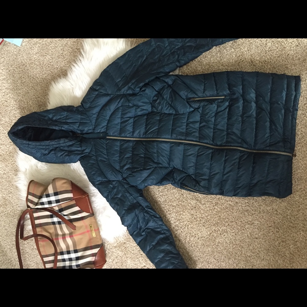 Lulu Lemon Dark Teal Puffer Jacket