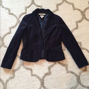 Tommy Hilfiger Navy Velvet Blazer