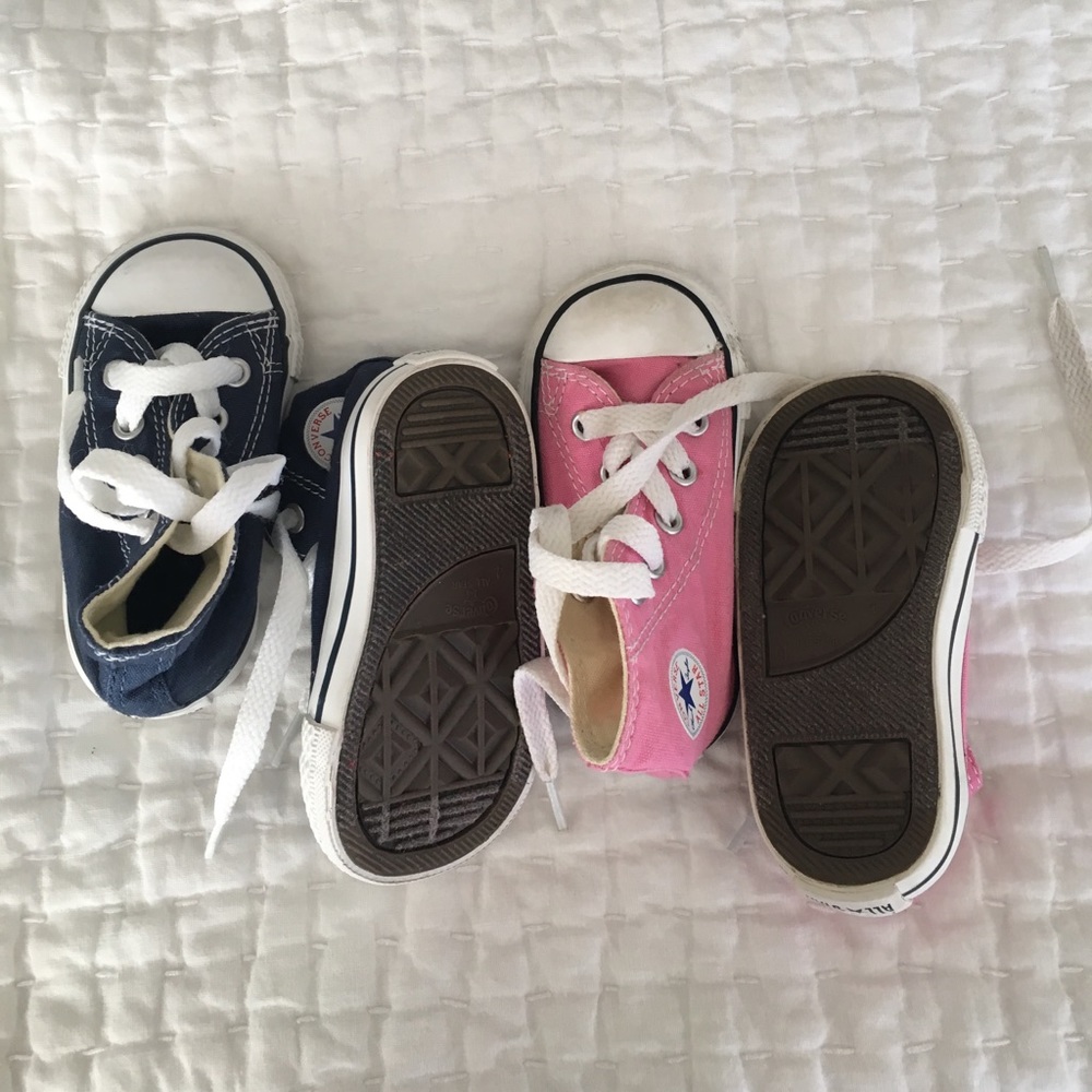 2 pair Infant Converse