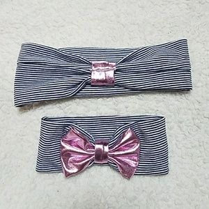 Headband set big sister little sister matching set