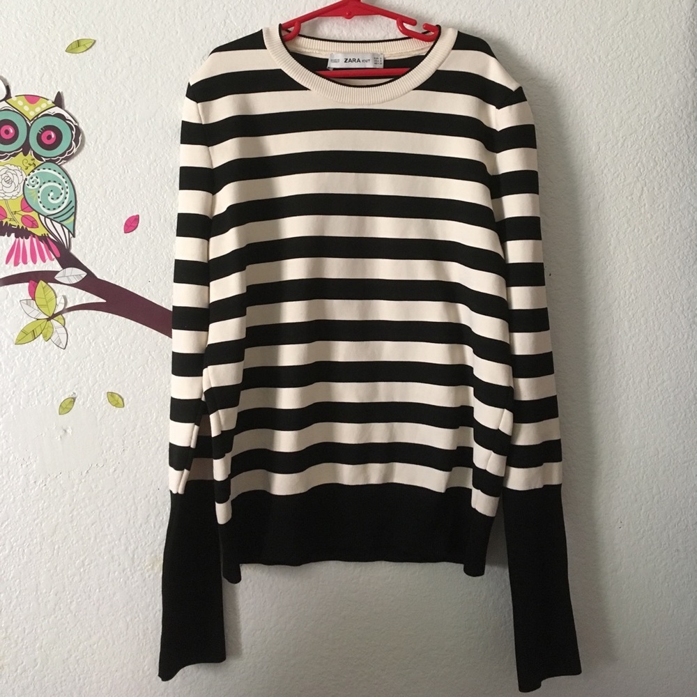 Black and white stripe Blouse