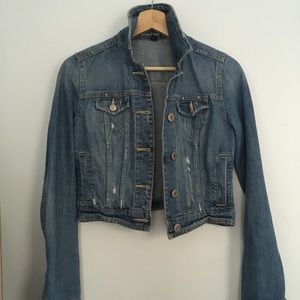 American Eagle Distressed Jean Jacket