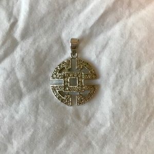 Silver Egyptian pendant