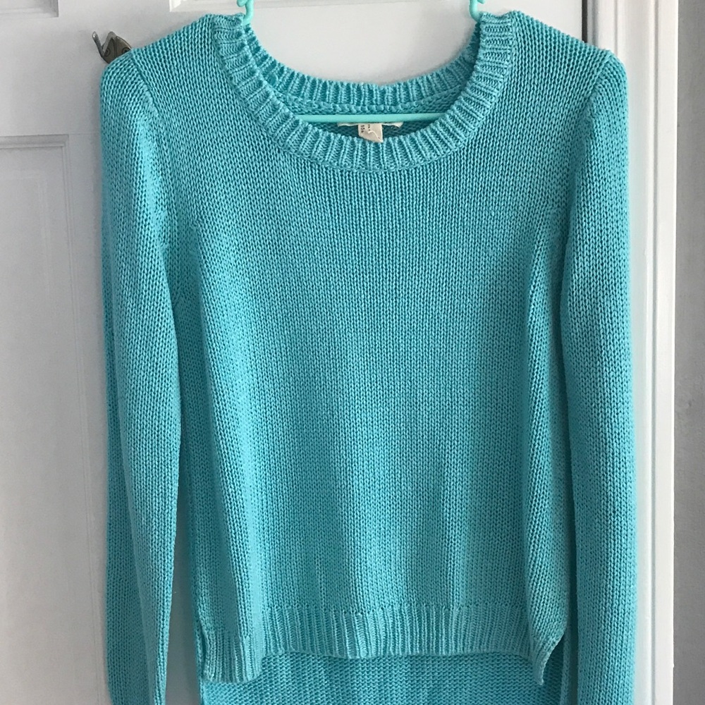 Forever 21 sky blue knit sweater