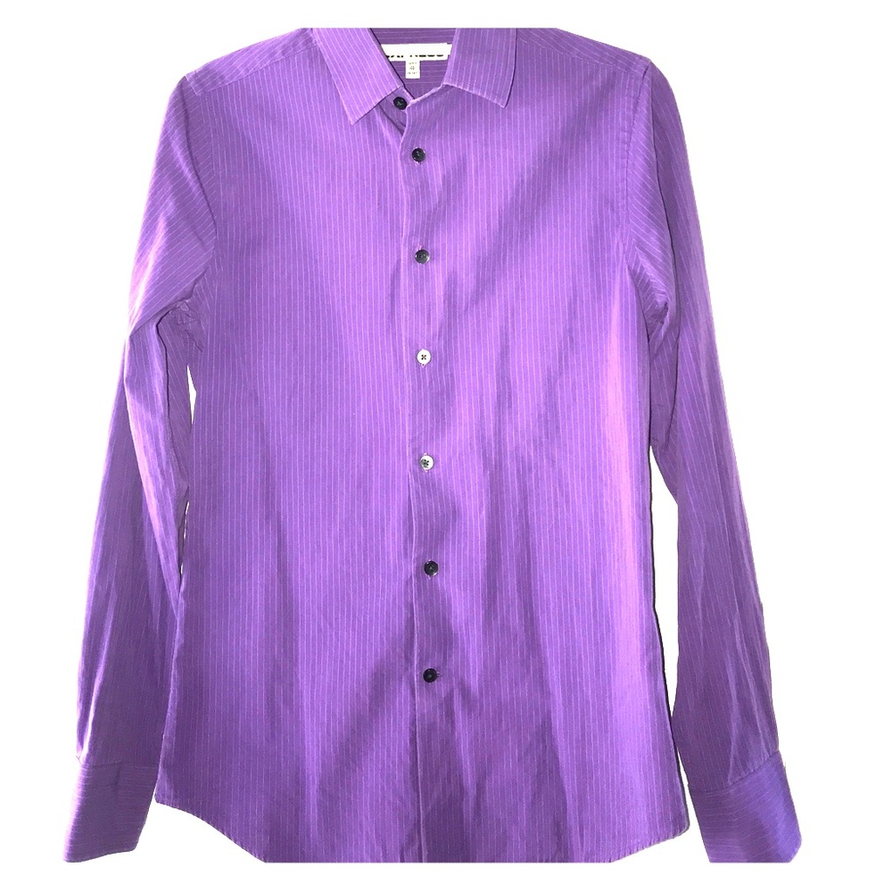 Fabulous purple pinstriped shirt from Express Men.