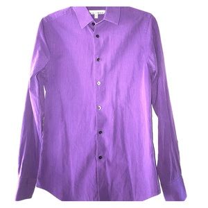Fabulous purple pinstriped shirt from Express Men.