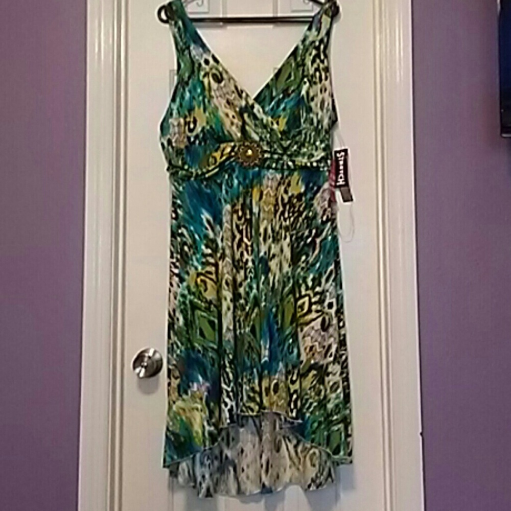 Colorful Sleeveless Dress