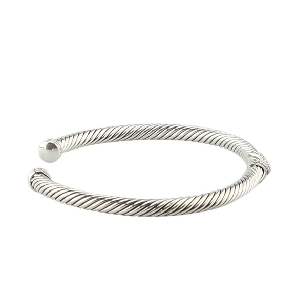 David Yurman X Station Diamond Bracelet 135282 - Picture 3 of 4