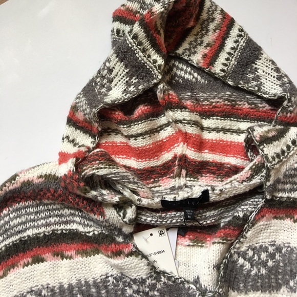 🆕SALE🛎SANCTUARY OVERSIZED BAJA KNIT HOODIE - Picture 2 of 6