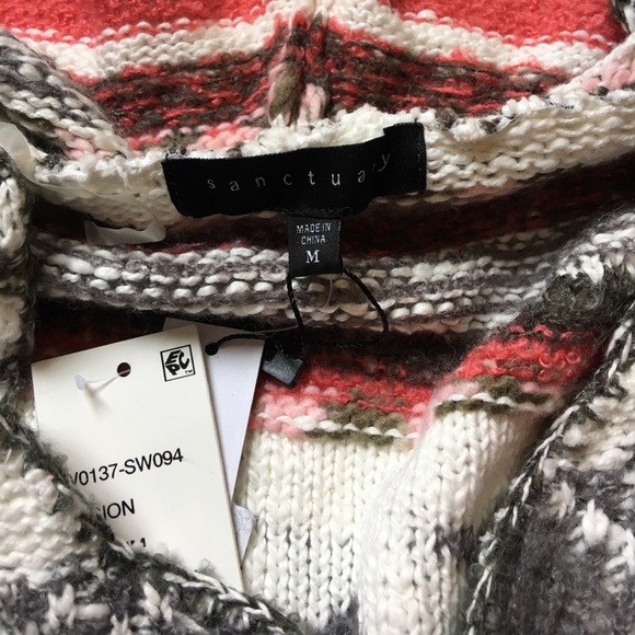 🆕SALE🛎SANCTUARY OVERSIZED BAJA KNIT HOODIE - Picture 3 of 6