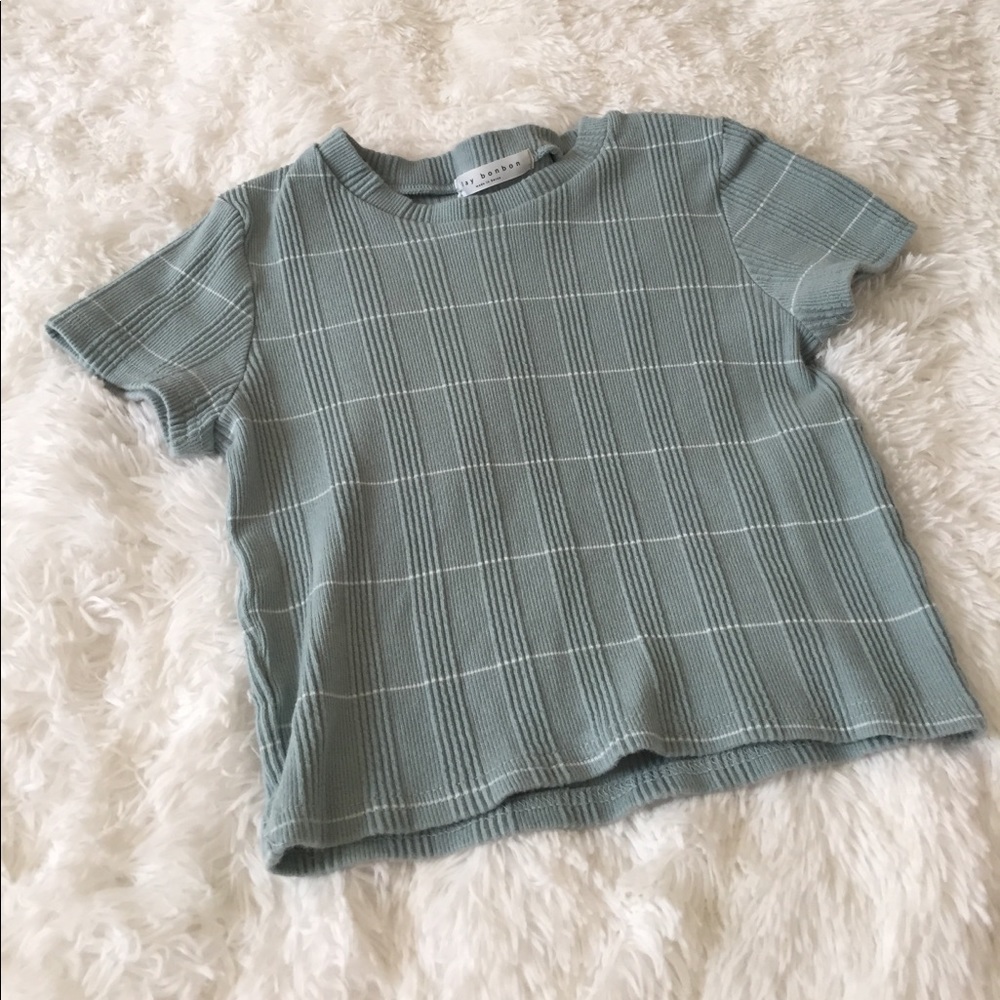 [SOLD] Seafoam Crop Top