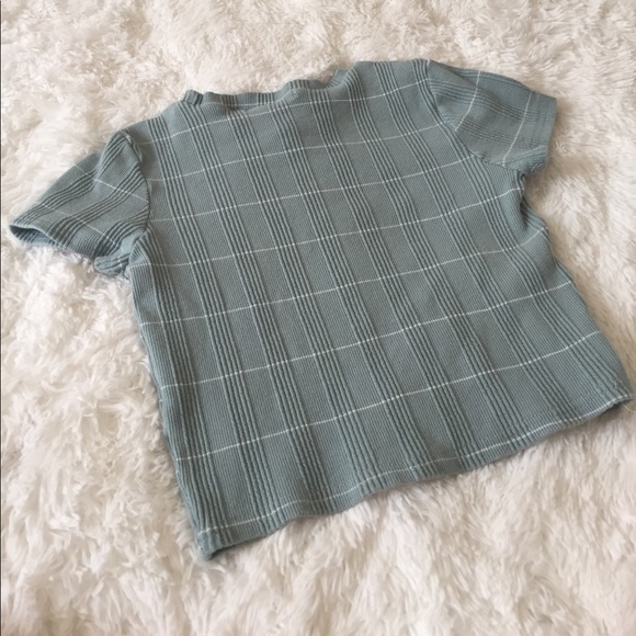 [SOLD] Seafoam Crop Top - Picture 3 of 3