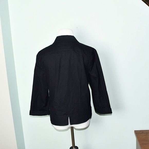 Talbots Black Big Button Jacket - Picture 2 of 2