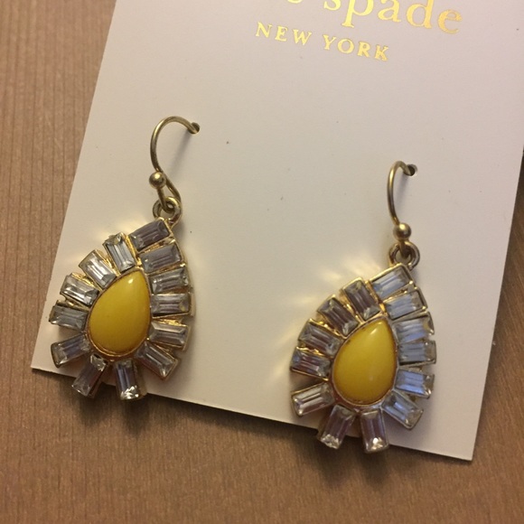 Kate Spade diamond stone earrings - Picture 2 of 5