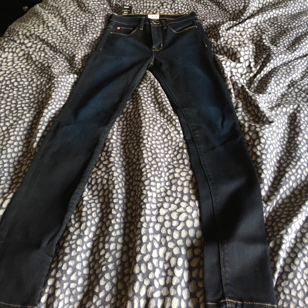 New Hudson high waisted “Barbara” skinny jean.