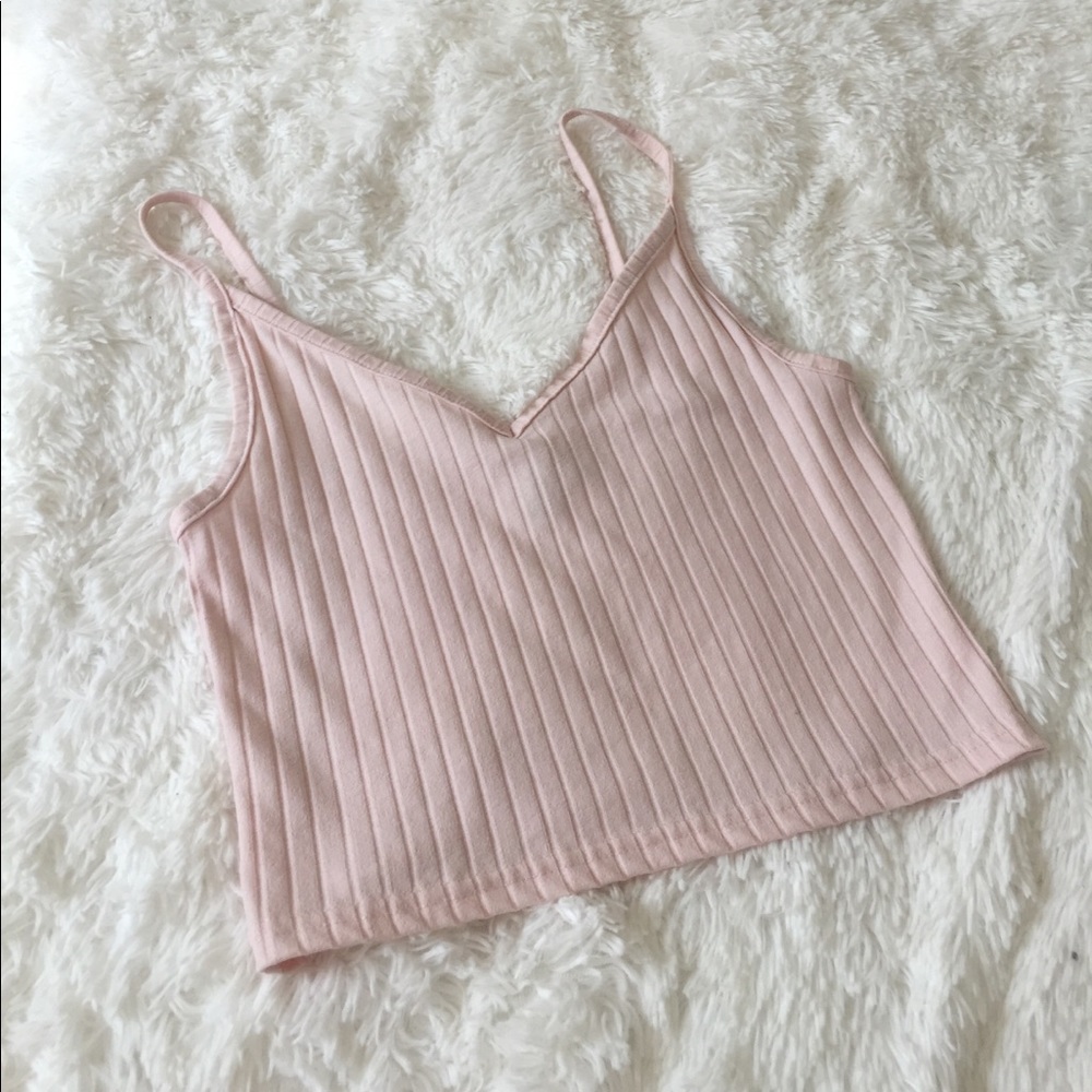 Baby Pink Crop Top