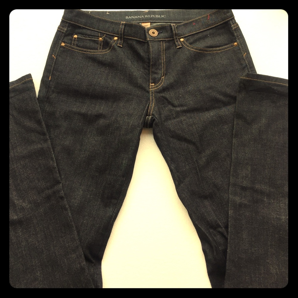 Dark Wash Banana Republic Size 28 Bootcut Jeans