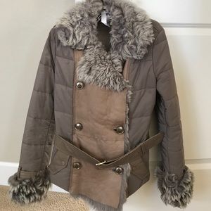 100% shearling lambskin coat