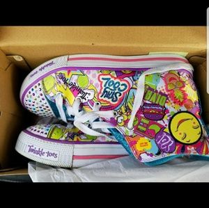 EUC- SKECHERS Twinkle Toes Shuffles Trendy Talk