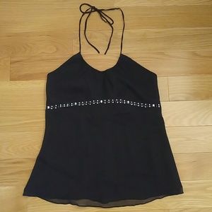 Black Silk Express Halter