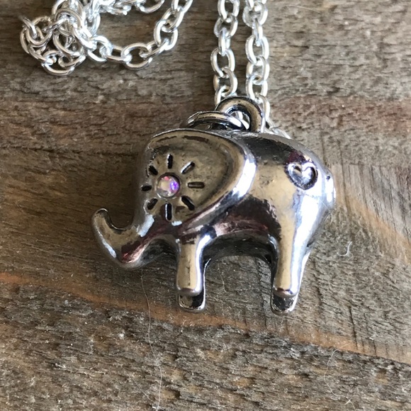 Handmade Elephant Necklace - Picture 2 of 2