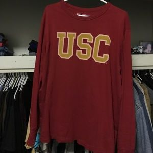 PLAIN USC COLLGE LONG SLEEVE