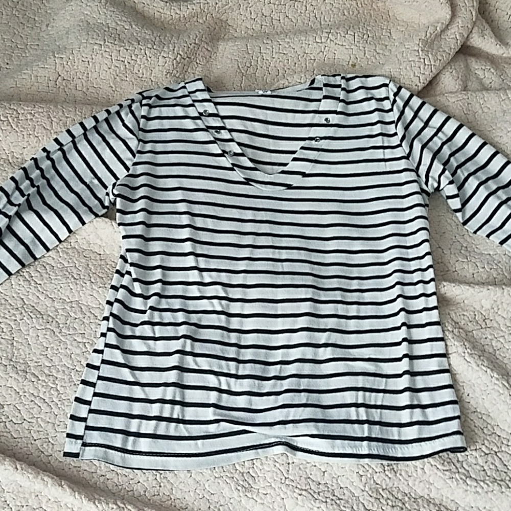 Juniors striped long sleeve.