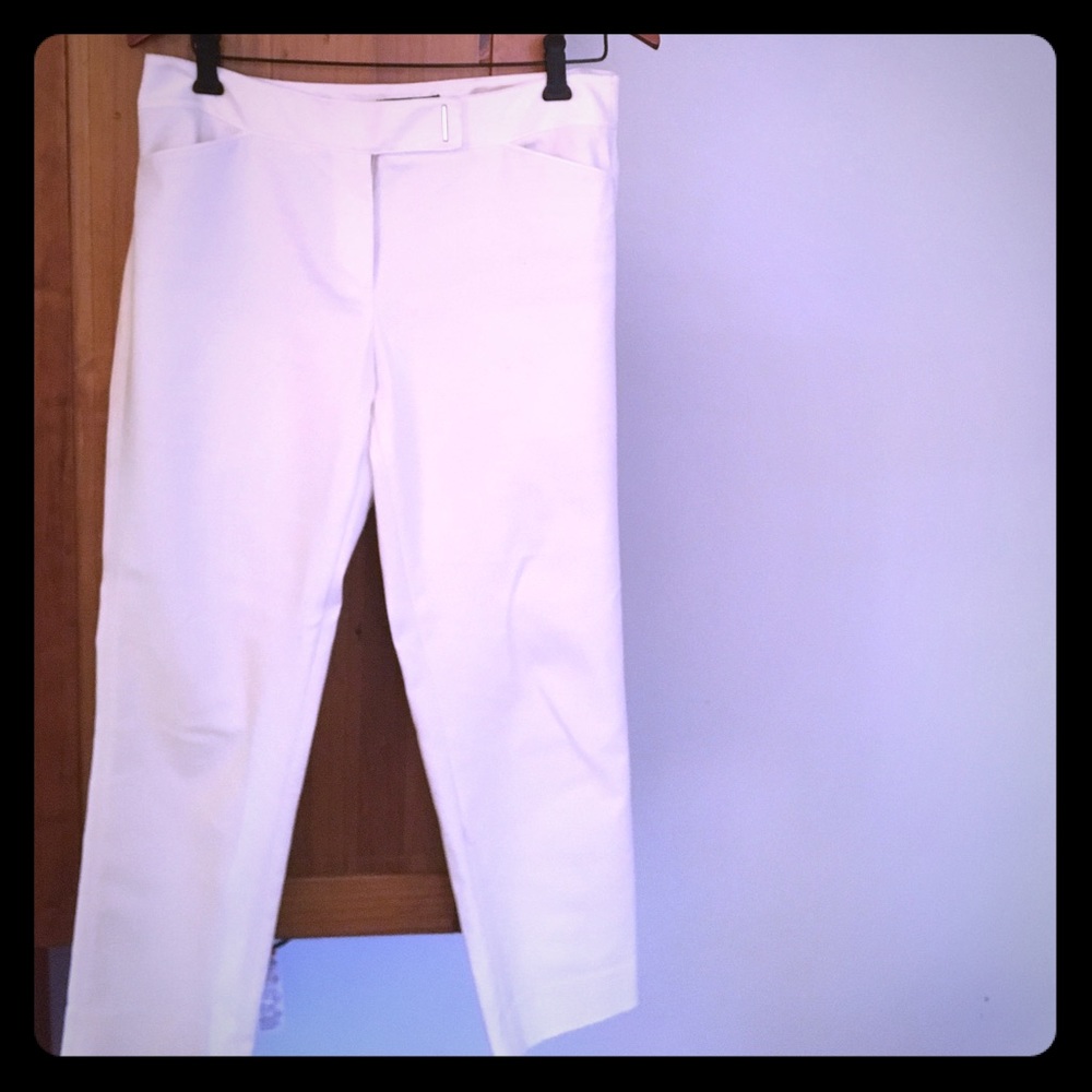 White House Market White Ankle Pants