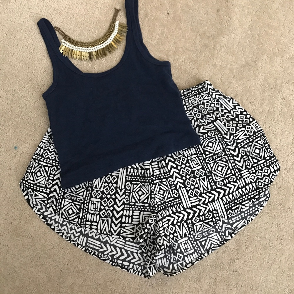 Aztec Printed Shorts
