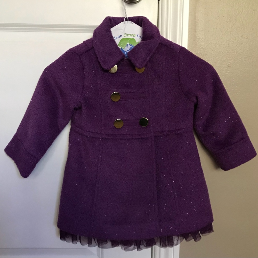 babyGap Girls Purple Coat