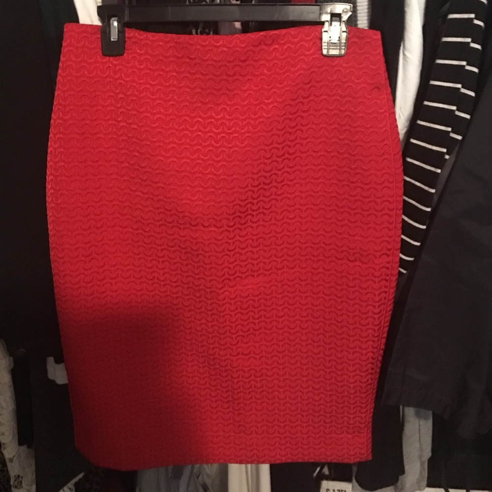 The Limited Red Pencil Skirt