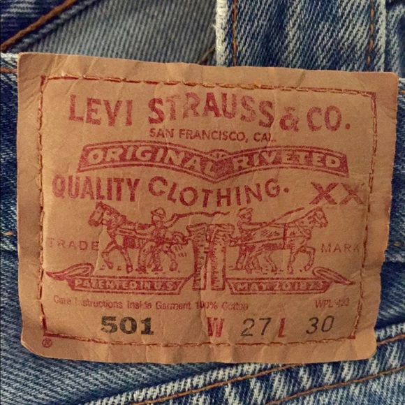 Last one!!!! Vintage Levi's 501 Jeans 27x30 - Picture 3 of 8