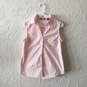Vintage pink button down tank Vintage pink button down tank
