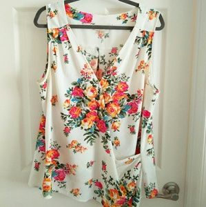 ModCloth brand floral shirt
