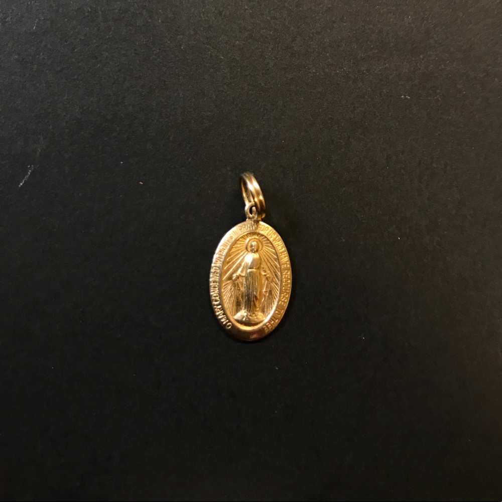 10K GOLD Lady of Guadalupe Pendant - With Receipt!
