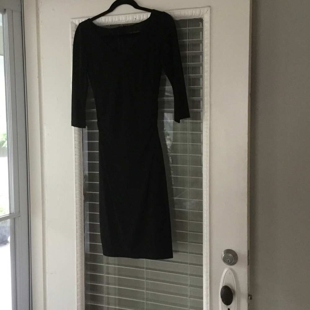 SOLD!! Classy Black Flattering David Meister Dress