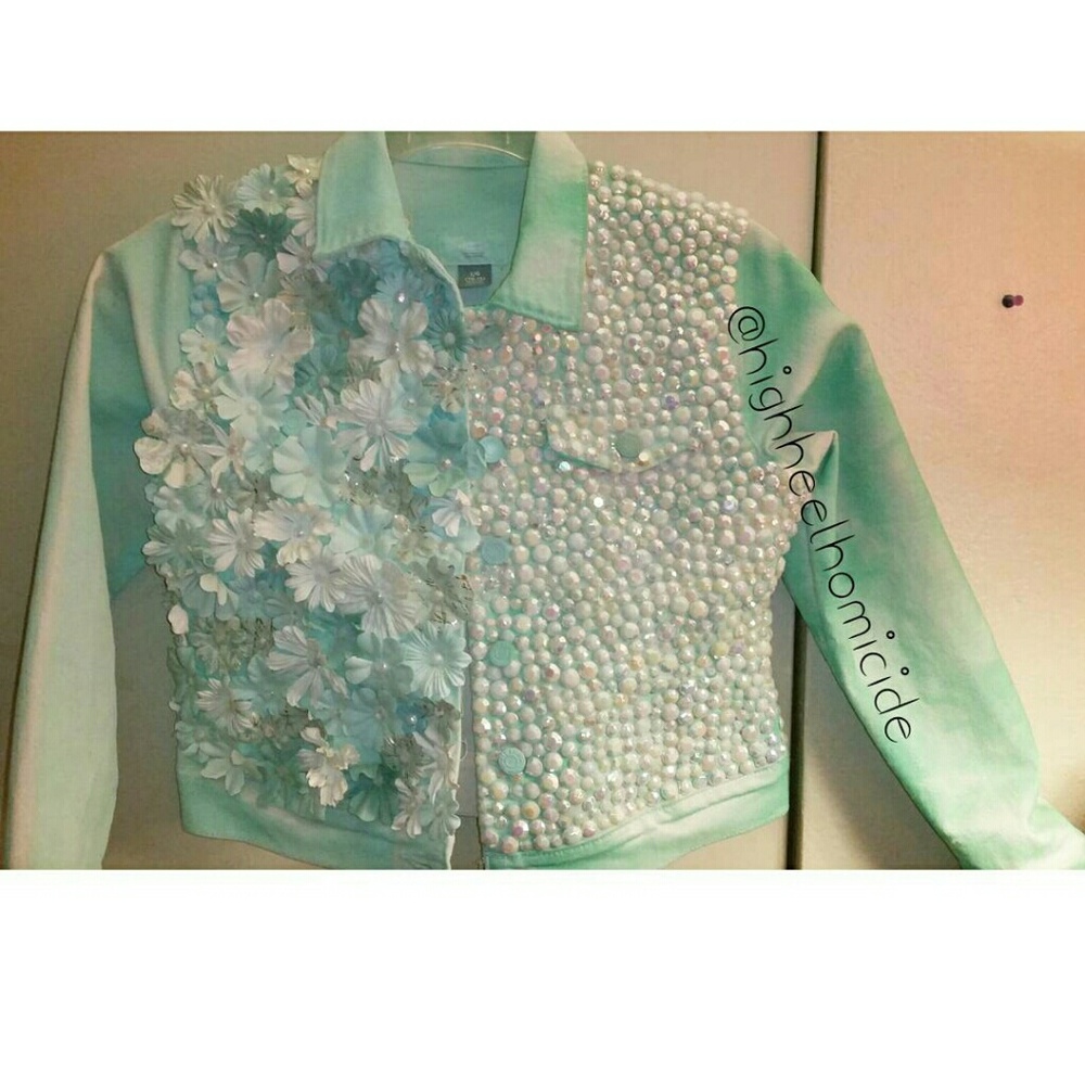 Custom designed jean jacket
