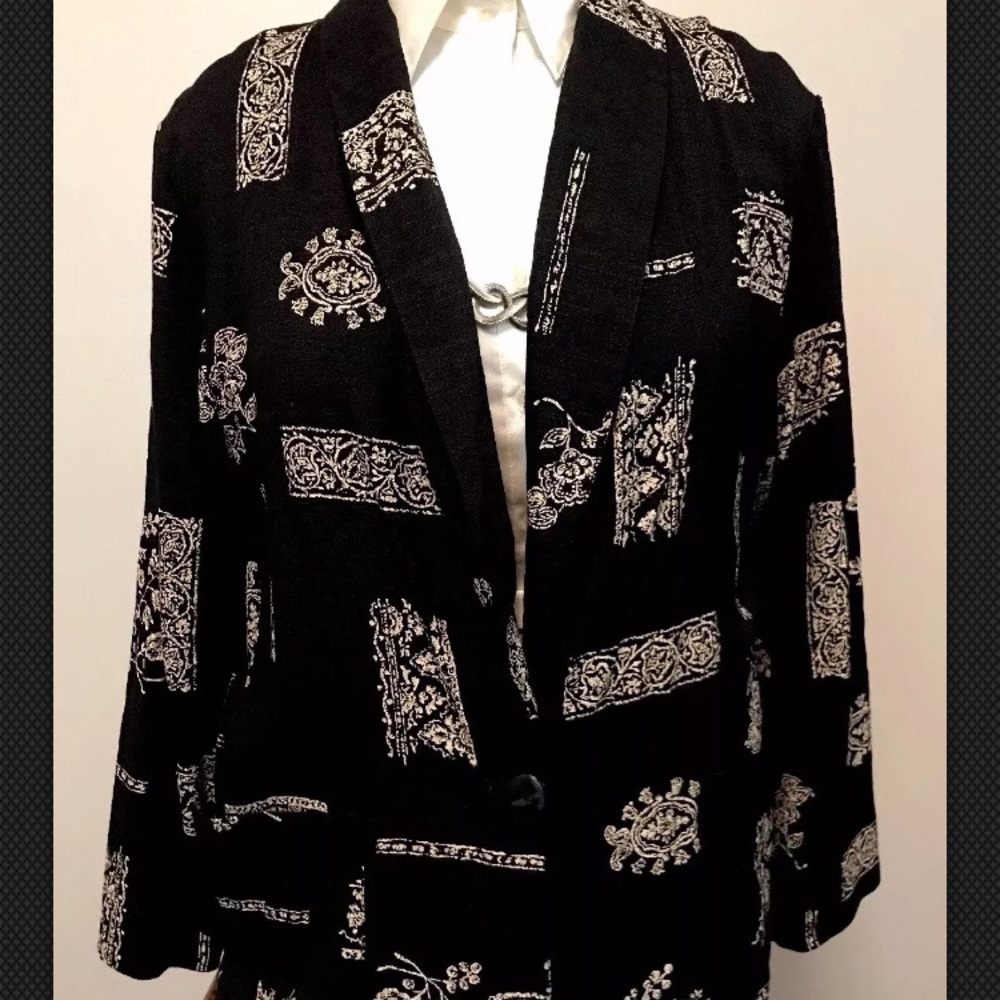 VTG Print Blazer OS/M/L