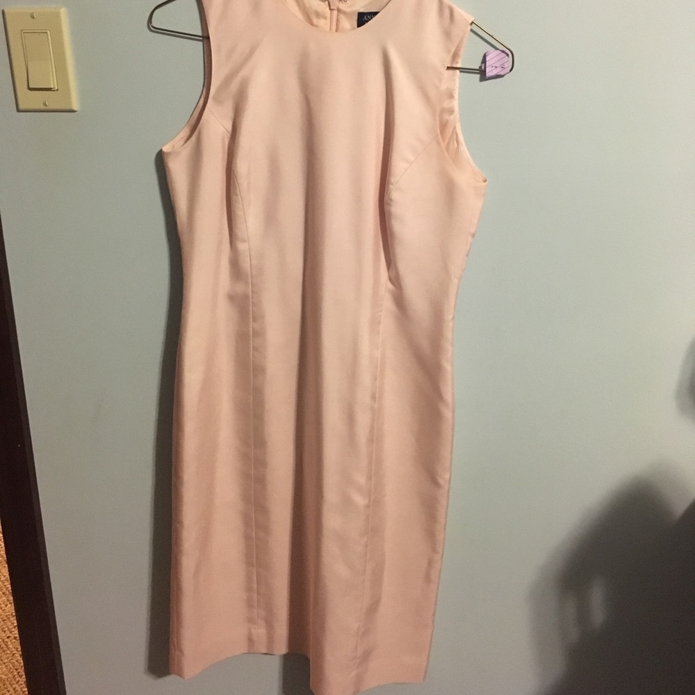 Pink sheath dress