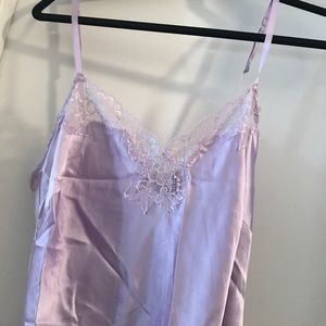 Victoria's Secret lavender silk nightie